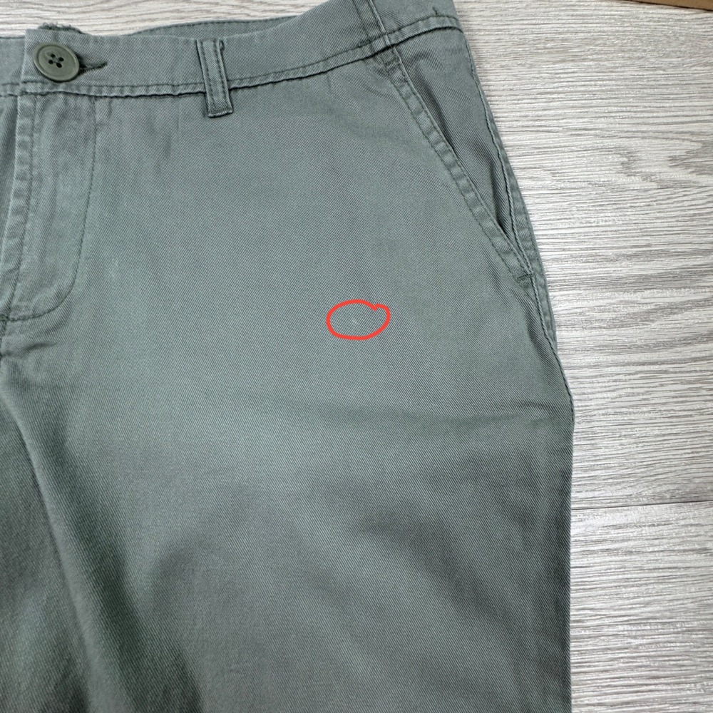 Woolrich Women's Chino Pants Green Size 10 Cotton Twill Casual Trousers - Picture 6 of 8